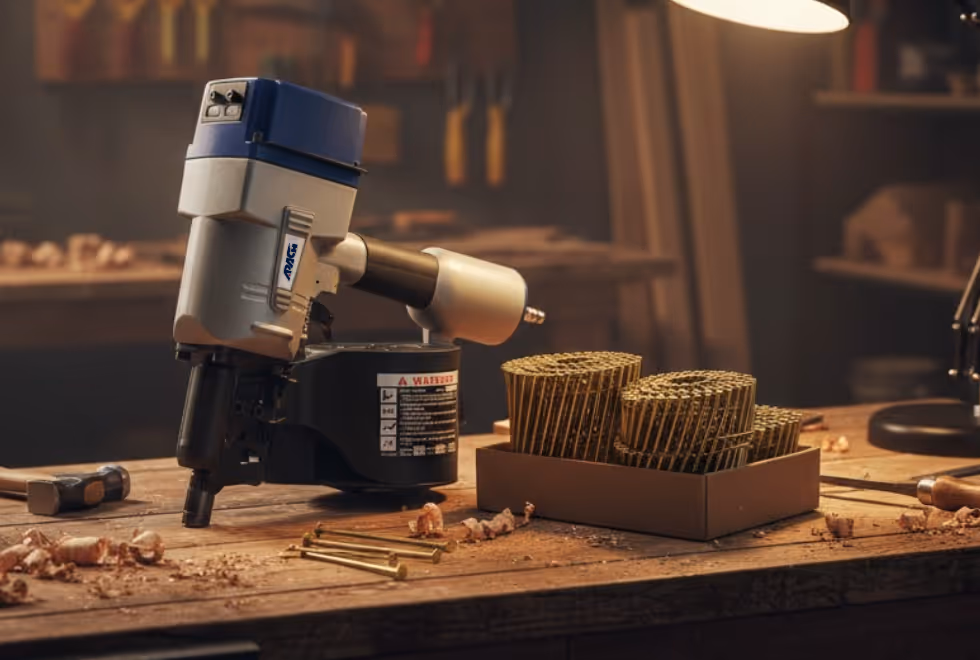1. ปืนยิงตะปูม้วน (Coil Nailer)