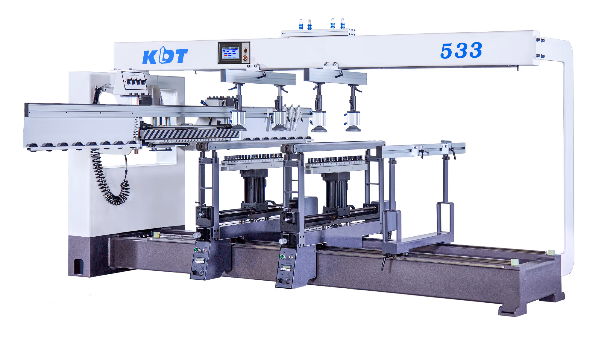 4. เครื่องเจาะ 2 ตั้ง 1 นอน (Three Rows Driller)